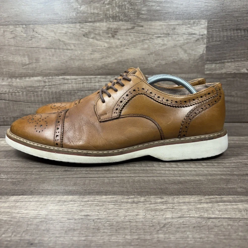 Florsheim Union Cap Oxford Lace-up Brown Mens US Size 11 15126-221 Shoes